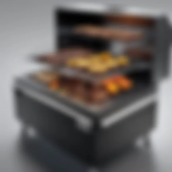 A range of commercial smokeless grills available on the market