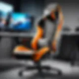 Sleek design of the AK Racing Max Gaming Chair showcasing its premium materials