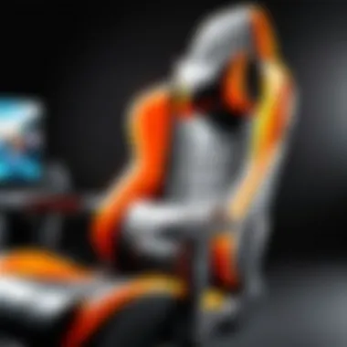 Close-up of the ergonomic features of the AK Racing Max Gaming Chair