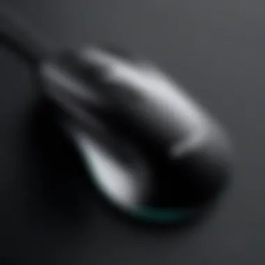 Ergonomic Features of Amazon Basics Mouse Sleek design of Amazon Basics Mouse showcasing its ergonomic features
