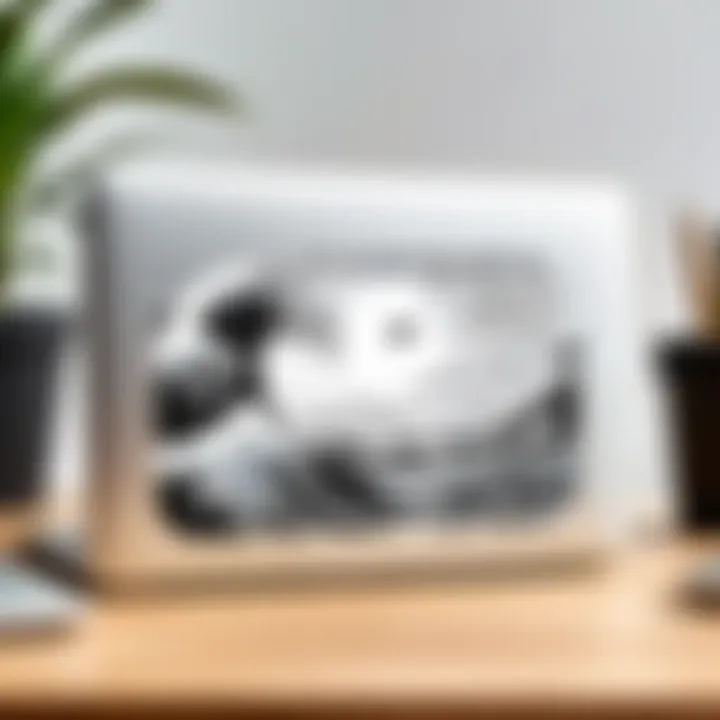 Inspirational quote decal on a MacBook