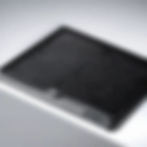 Close-up view of an Atwood refrigerator vent cover showcasing its design and material.