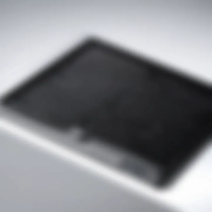 Close-up view of an Atwood refrigerator vent cover showcasing its design and material.