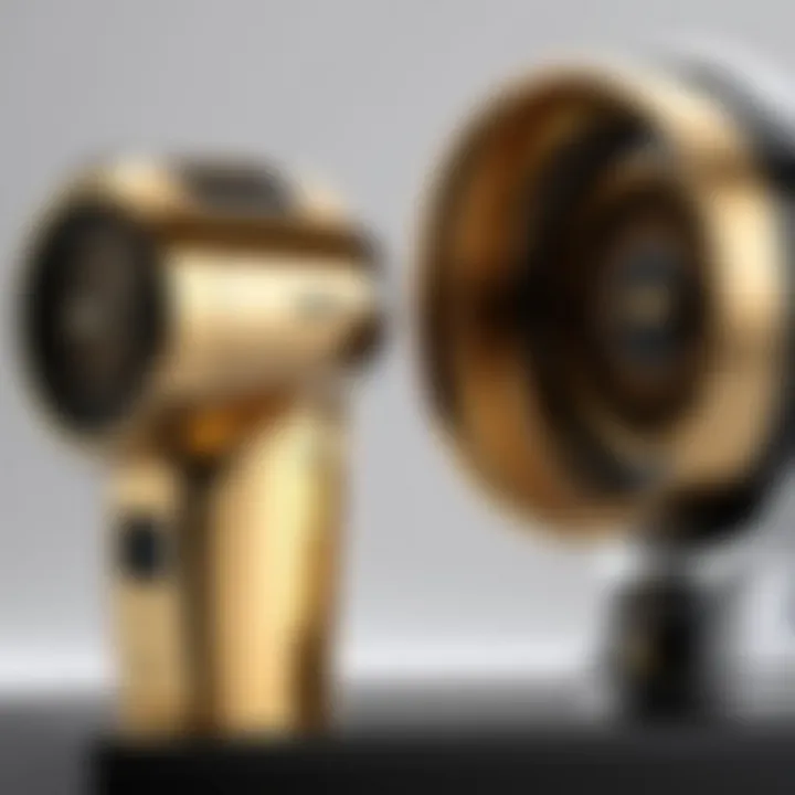 Demonstration of the Babyliss Gold FX Dryer in use, highlighting its efficiency.