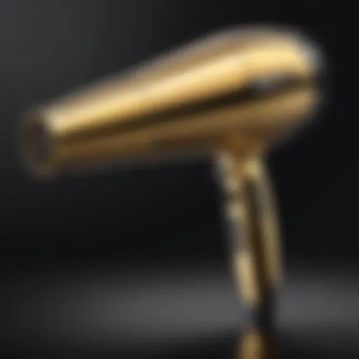 Elegant design of the Babyliss Gold FX Dryer showcasing its premium finish.