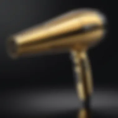Elegant Design of the Babyliss Gold FX Dryer Elegant design of the Babyliss Gold FX Dryer showcasing its premium finish.
