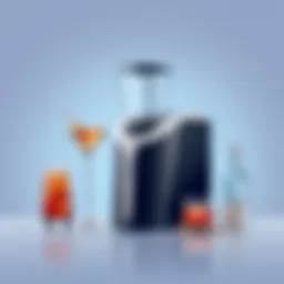 Sleek design of the Bartesian Cocktail Maker