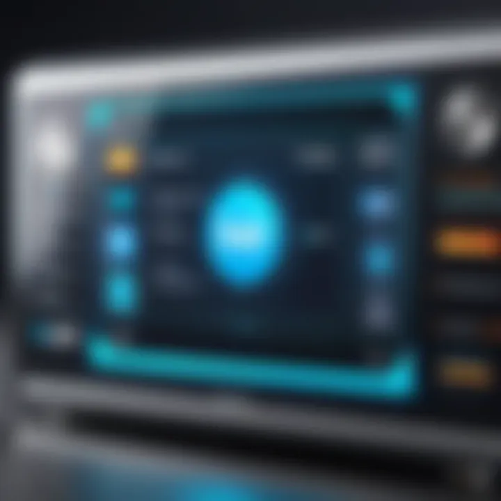 Close-up of the intuitive interface and controls of a battery-operated photo frame.