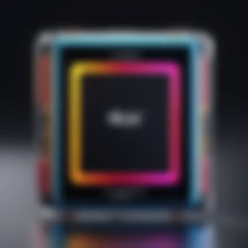 Sleek design of a modern battery-operated photo frame showcasing vibrant digital photos.
