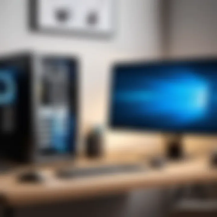 Detailed infographic on the pros and cons of custom desktops.
