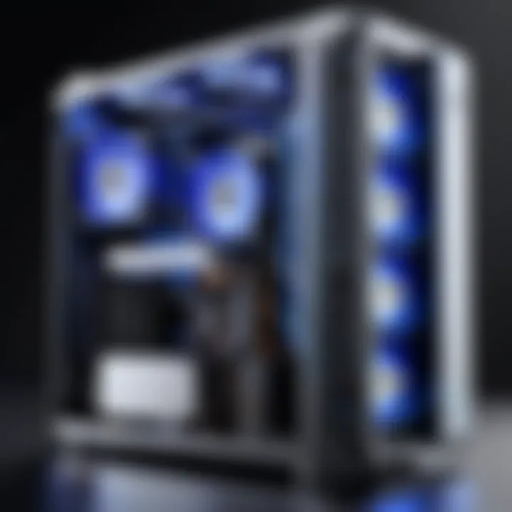 Efficient liquid cooling system installed in a high-performance PC