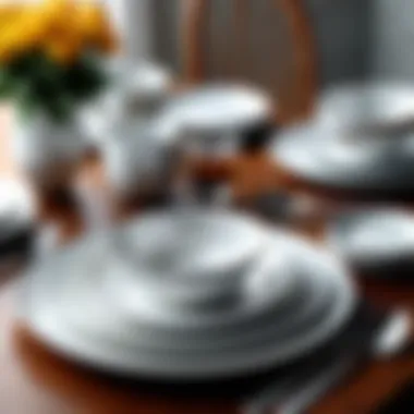 Elegant Dinnerware Set Elegant Better Homes & Gardens dinnerware set displayed on a dining table