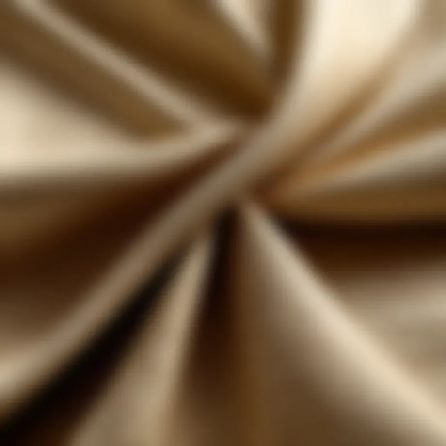 Luxurious linen fabric showcasing its texture and natural fibers