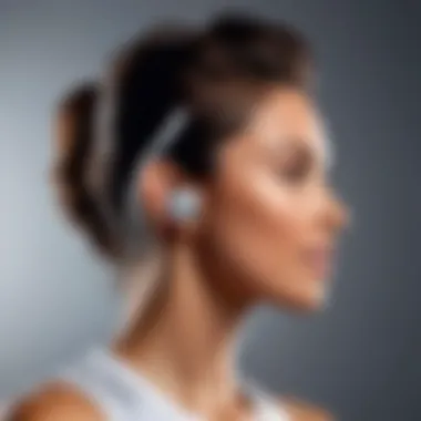 User Engaged in Activity with Brookstone Active Pro Earbuds User engaged in a dynamic activity while wearing the Brookstone Active Pro Earbuds.
