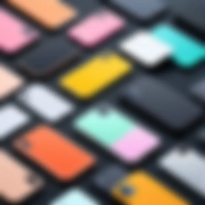 Comparison of different phone case materials.