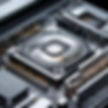 Dust Accumulation Inside a Personal Computer Close-up of a PC's internal components showing dust buildup