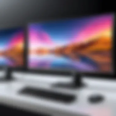 Size Comparison with Standard Monitors Comparison of LG Ultrawide 5K Monitor scale against standard monitors