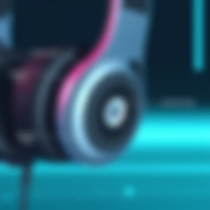 Close-up of Plantronics BackBeat Pro 5100 highlighting its design features