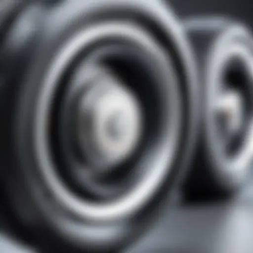 Close-up of Delsey luggage wheels showcasing durability and design.