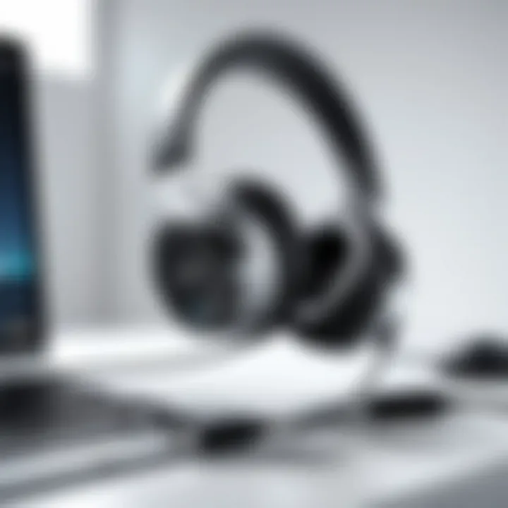 Professional setting with multiple users utilizing USB headsets