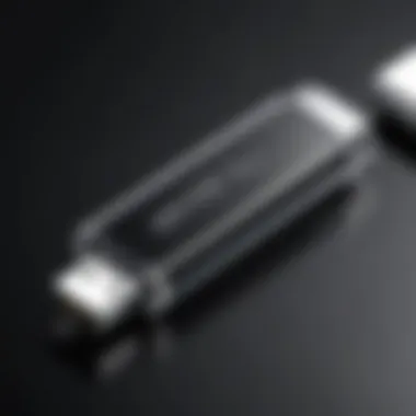 USB C Stick Specifications Detailed view of a USB C stick with specifications highlighted
