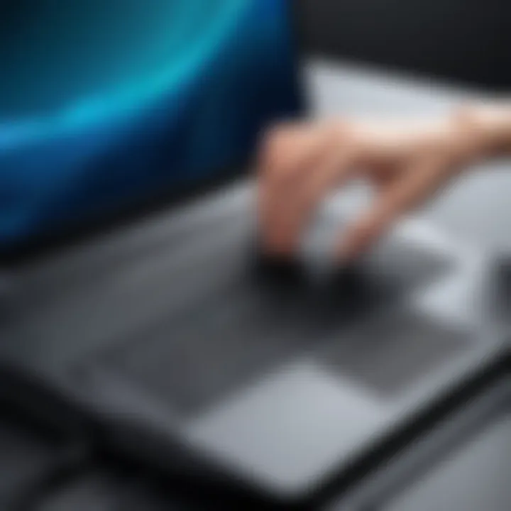 Ergonomic laptop case enhancing user comfort