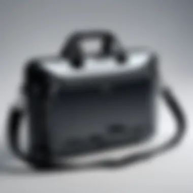 Stylish 13-inch laptop case with a shoulder strap