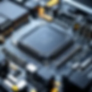 The Core of Computing: Motherboard Insights Detailed view of computer motherboard