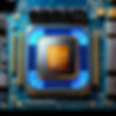 Enhancing Gaming Performance with Top-tier CPUs High-performance CPU with advanced cooling solution