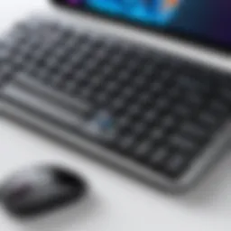 iPad 6th generation with keyboard and mouse setup