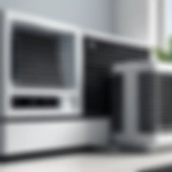Comparison chart of popular window AC models for slider windows.