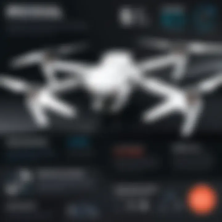 Infographic showcasing advancements in drone technology and their implications for industries