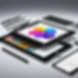 Exploring a range of drawing tablets on display