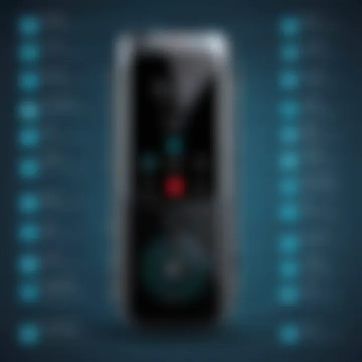 Infographic depicting market trends and advancements in Voice It recorder technology