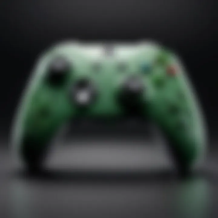 Modified Xbox Series X controller showcasing professional mods