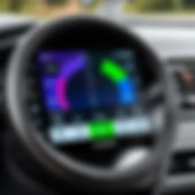 User interface of BT Garmin Drive Smart