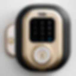 Close-up view of the Yale Security Assure Lock SL showcasing its sleek design