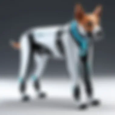 The Sleek Design of Contixo Robot Dog The sleek design of the Contixo Robot Dog showcasing its interactive features.
