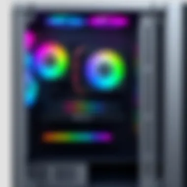 Corsair QL RGB fans installed in a high-performance PC setup