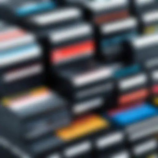 Vintage VHS tapes lined up for conversion