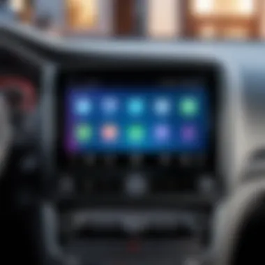 Installation setup of a double din deck in a vehicle