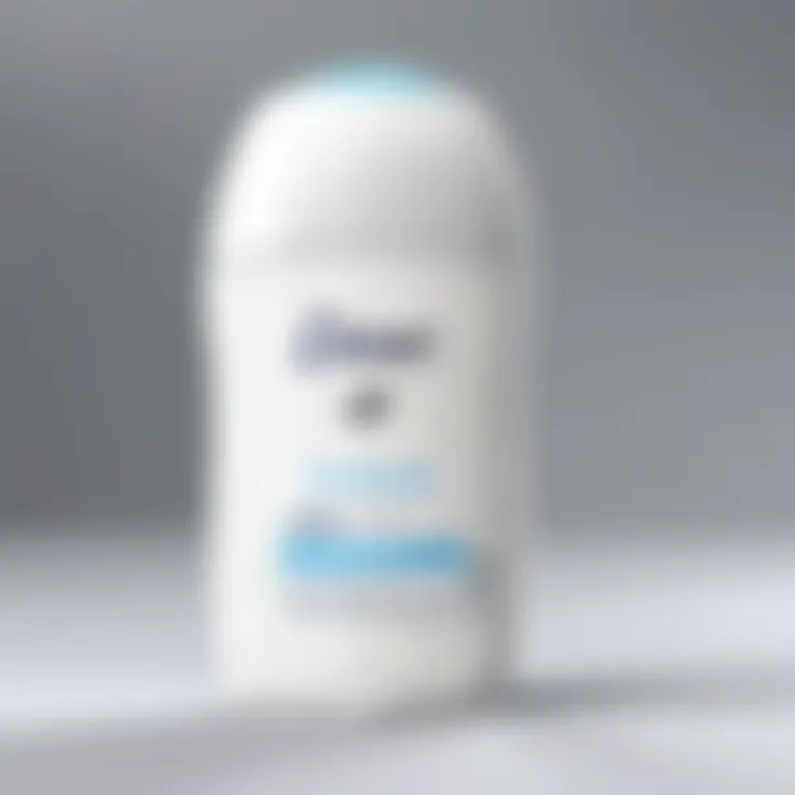 A chart comparing the efficacy of Dove Roll-On Deodorant Powder with other deodorants.