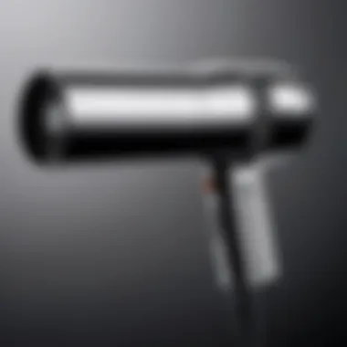 Close-up of a Dyson remanufactured hairdryer highlighting its features and reliability