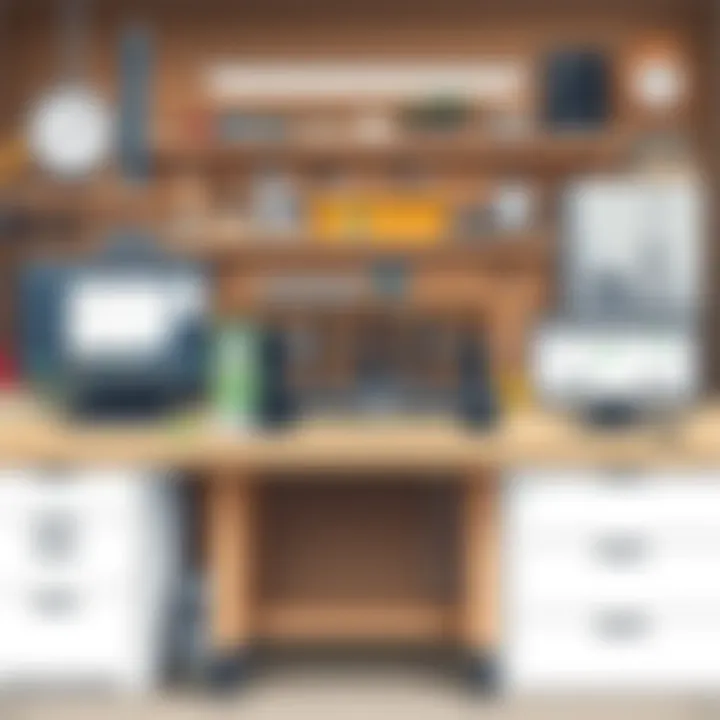 Setup configuration for the Eastwood Mini Lathe in a workshop