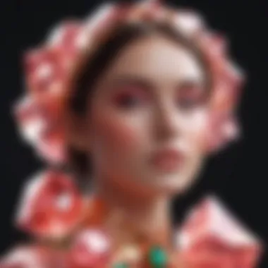 Aesthetic Significance of Elf Blush Gems A conceptual art piece highlighting the aesthetic significance of elf blush gems in modern design.