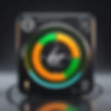 Energy Efficiency in Battery Charging Illustration of energy-efficient charging process with eco-friendly symbols