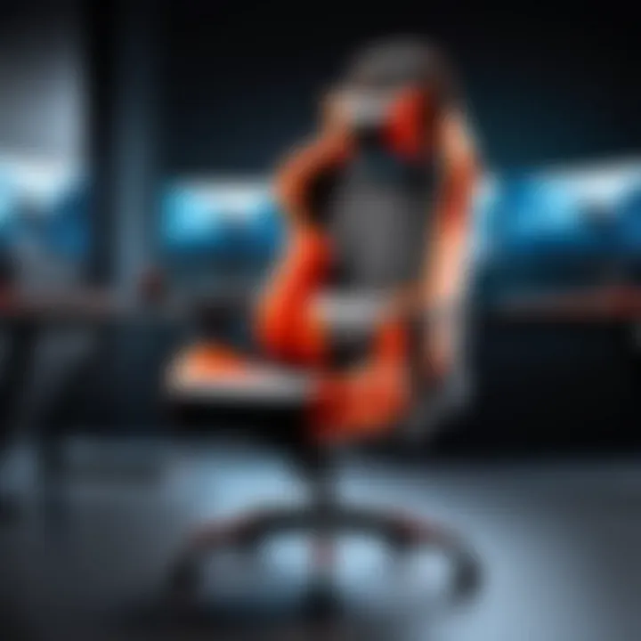 Comfortable gaming chair showcasing modern aesthetics