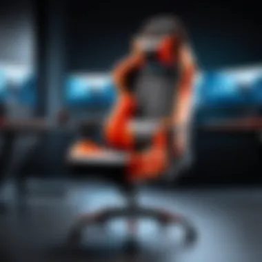 Stylish and Ergonomic Gaming Chair Comfortable gaming chair showcasing modern aesthetics