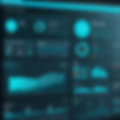 Detailed view of ESET cybersecurity dashboard showcasing advanced features