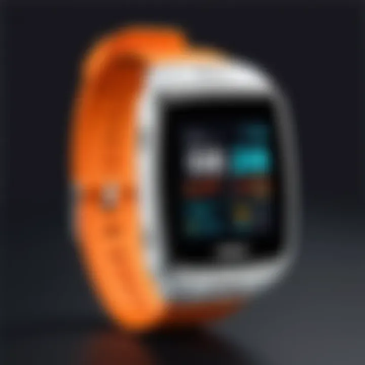 VTech smartwatch showcasing its interactive display and colorful design